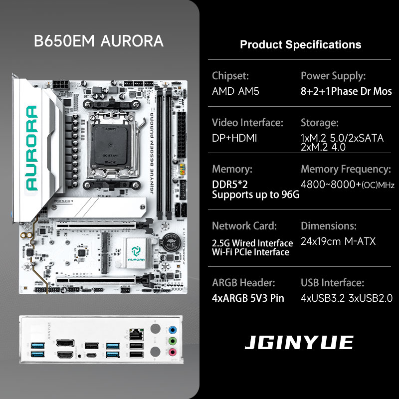 Gaming B650 MATX AMD AM5 DDR5  - đánh giá và giá Am5 Micro Atx Pcie 5.0 Motherboard